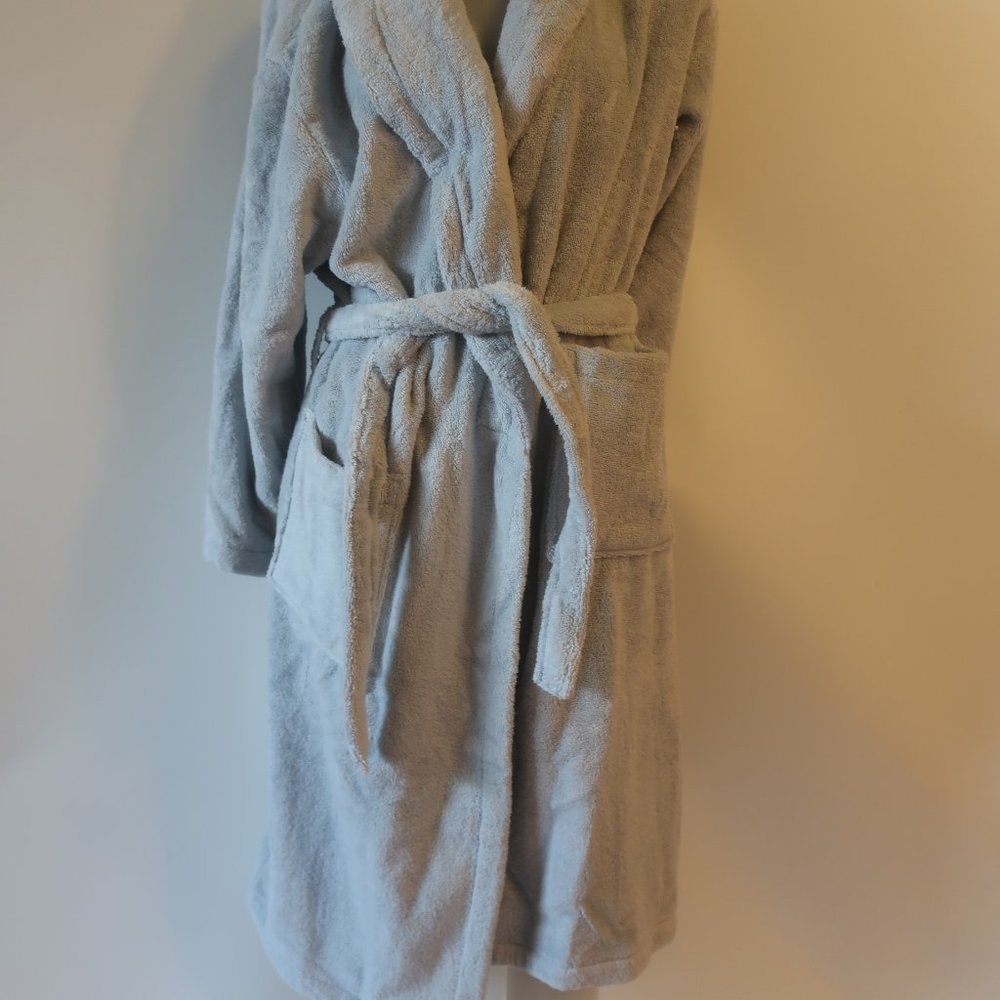 NWT Womens Charisma Light Blue Belted Bathrobe ONE SIZE* - Picture 3 of 7
